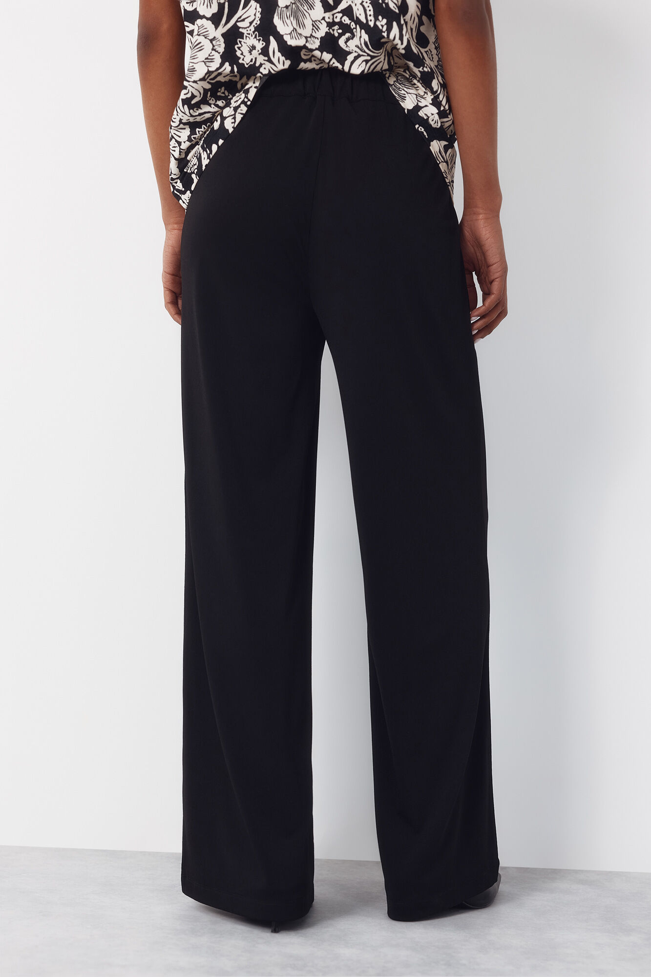 Cortefiel Pantal&oacute;n de tejido Negro