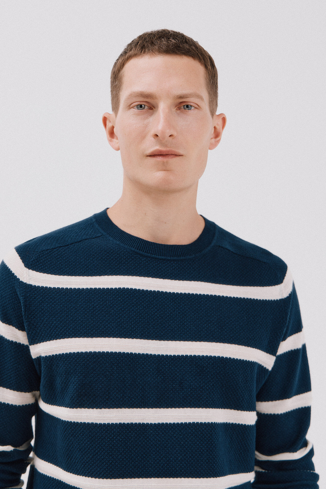 Cortefiel Su&eacute;ter tejido fino Azul marino