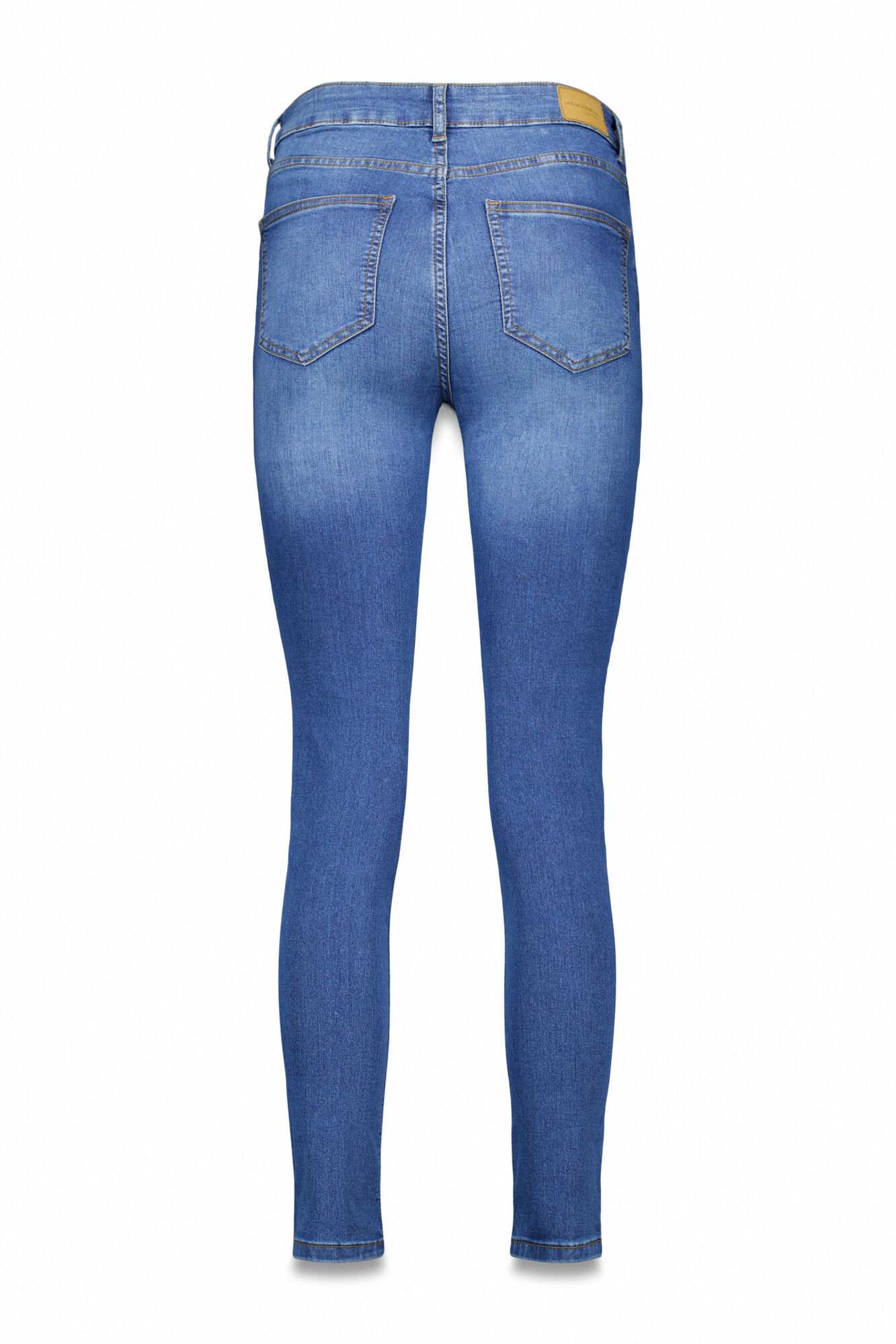 Cortefiel Pantalones palazzo botones Azul