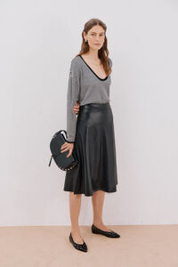 Cortefiel Su&eacute;ter de punto bicolor