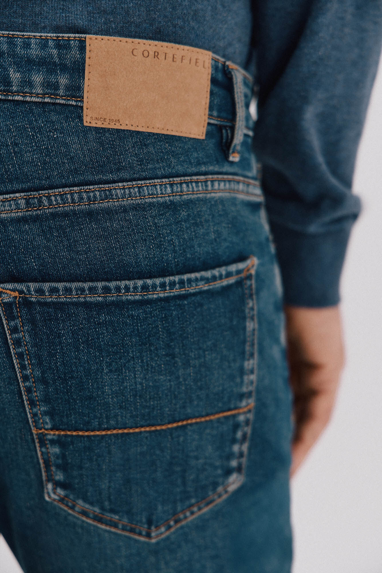 Cortefiel Pantal&oacute;n denim slim fit Azul