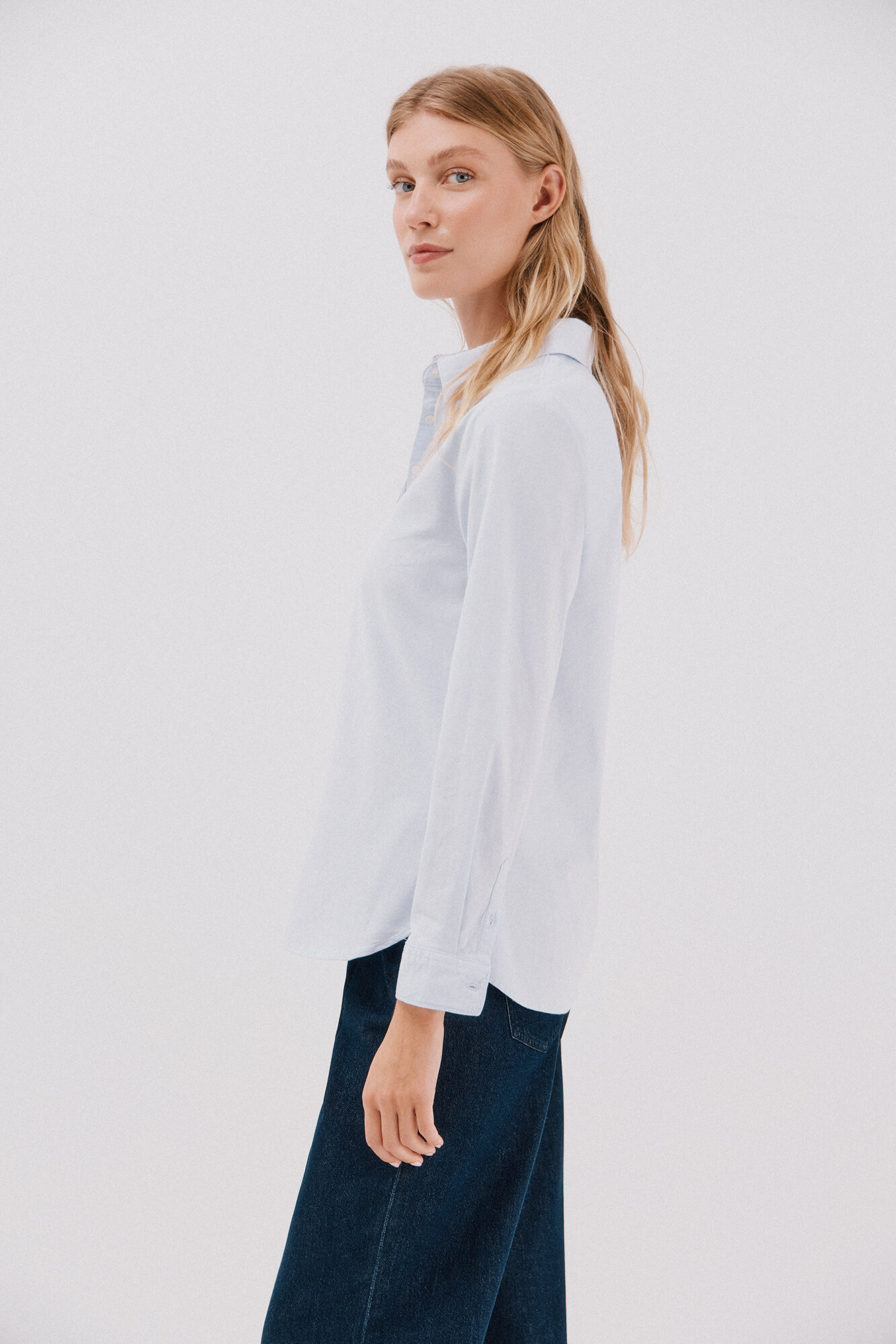 Cortefiel Camisa oxford  Azul