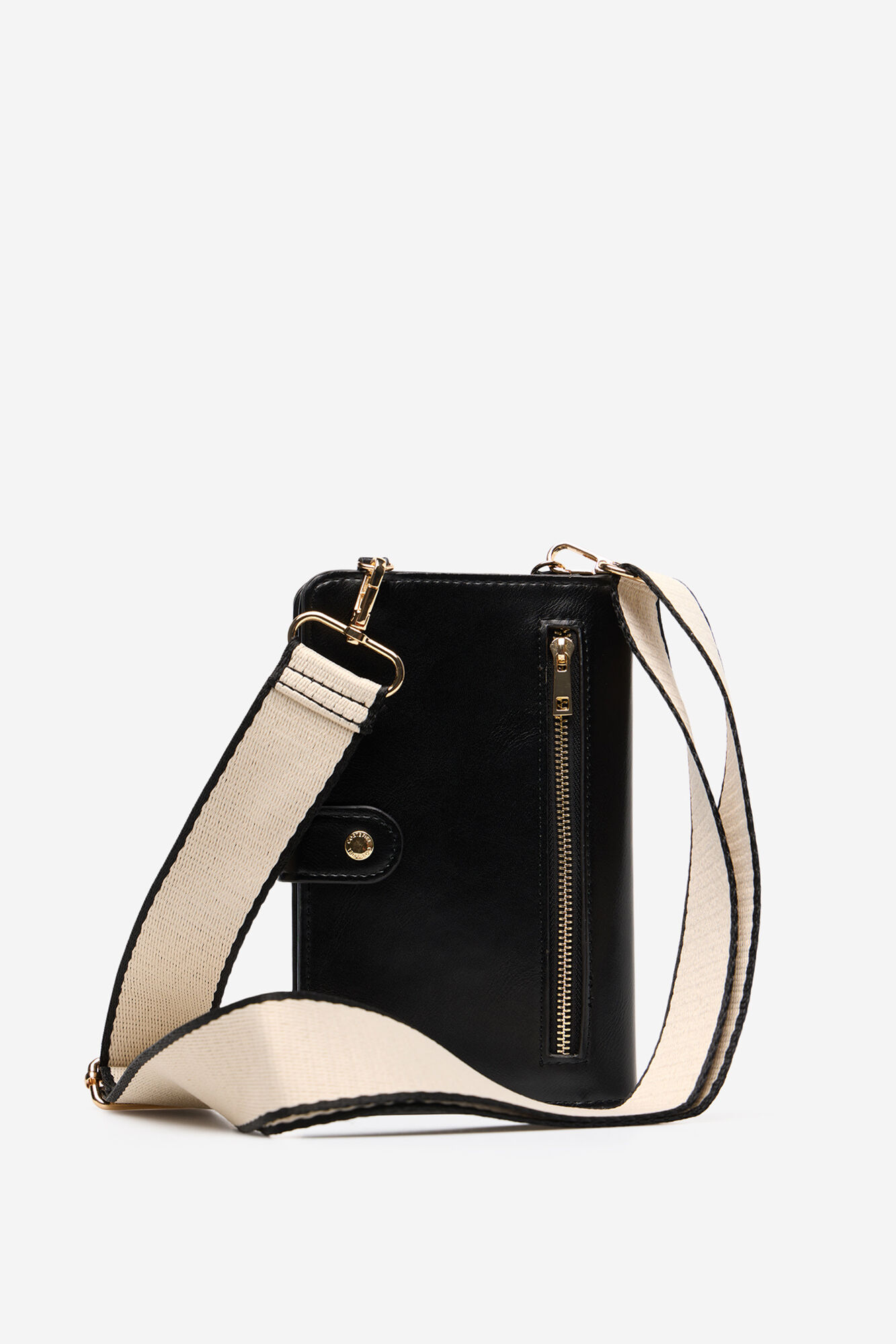 Cortefiel Portacelular cartera liso Negro