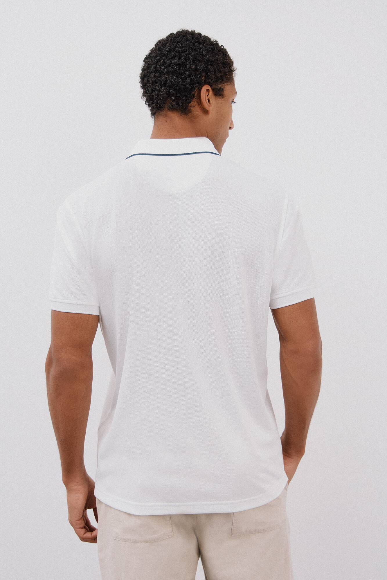 Cortefiel Polo coolmax&reg;  Blanco