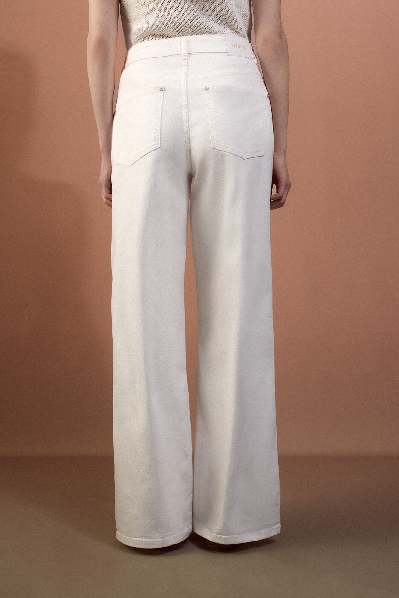 Slowlove Jeans Wide Leg Blanco