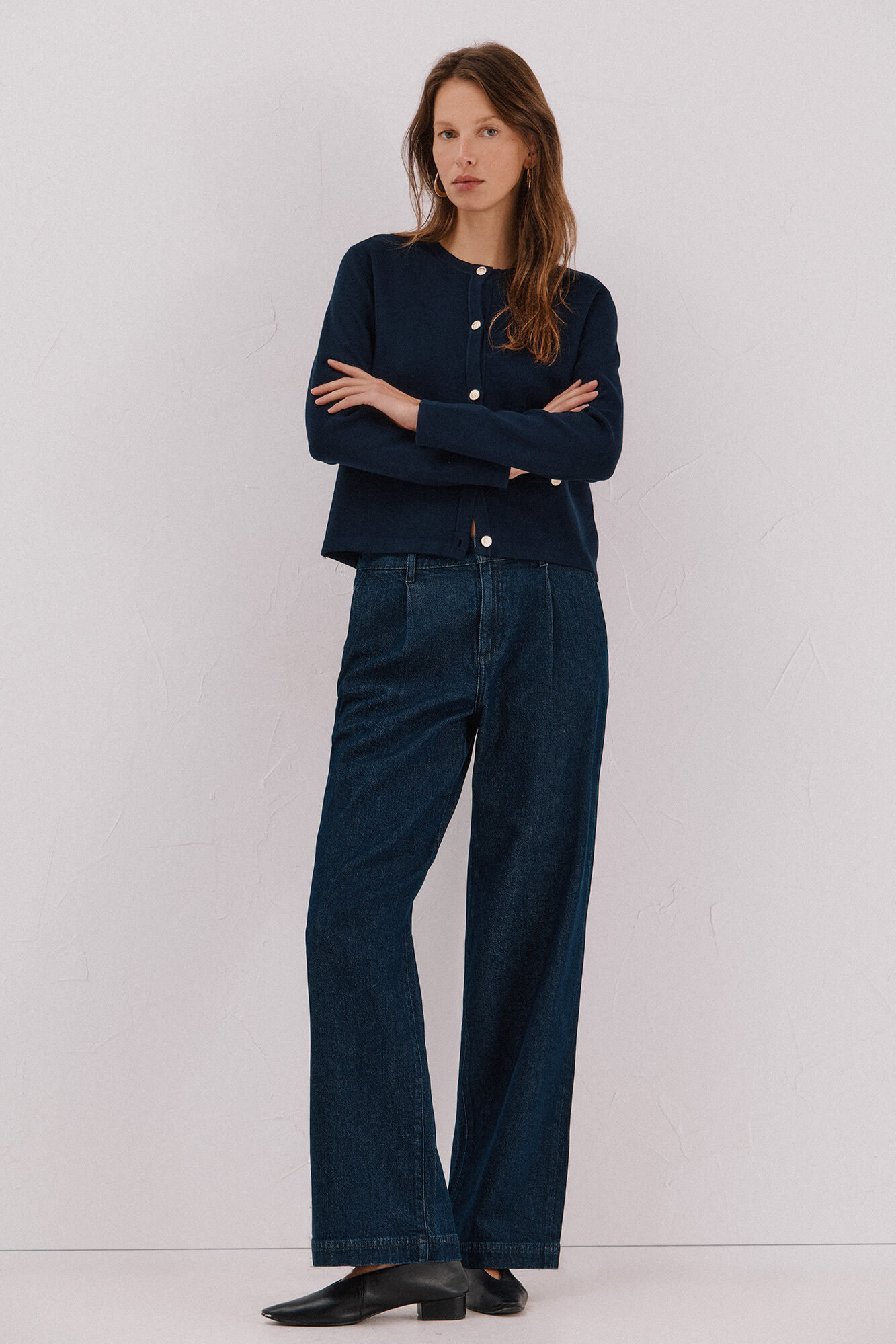 Cortefiel Chaqueta b&aacute;sica tejido