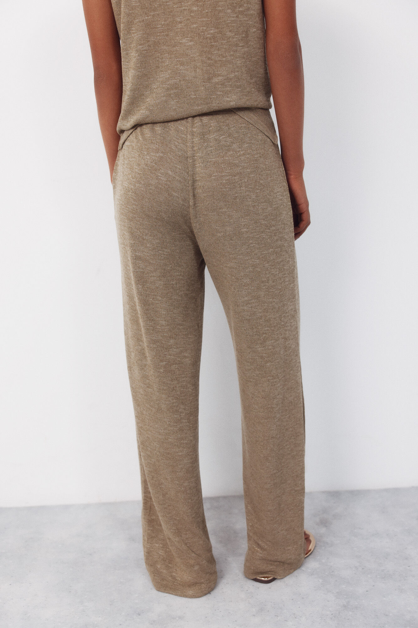 Cortefiel Pantal&oacute;n de tejido Kaki