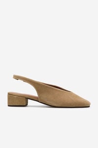 Cortefiel Zapato de tac&oacute;n destalonado de piel