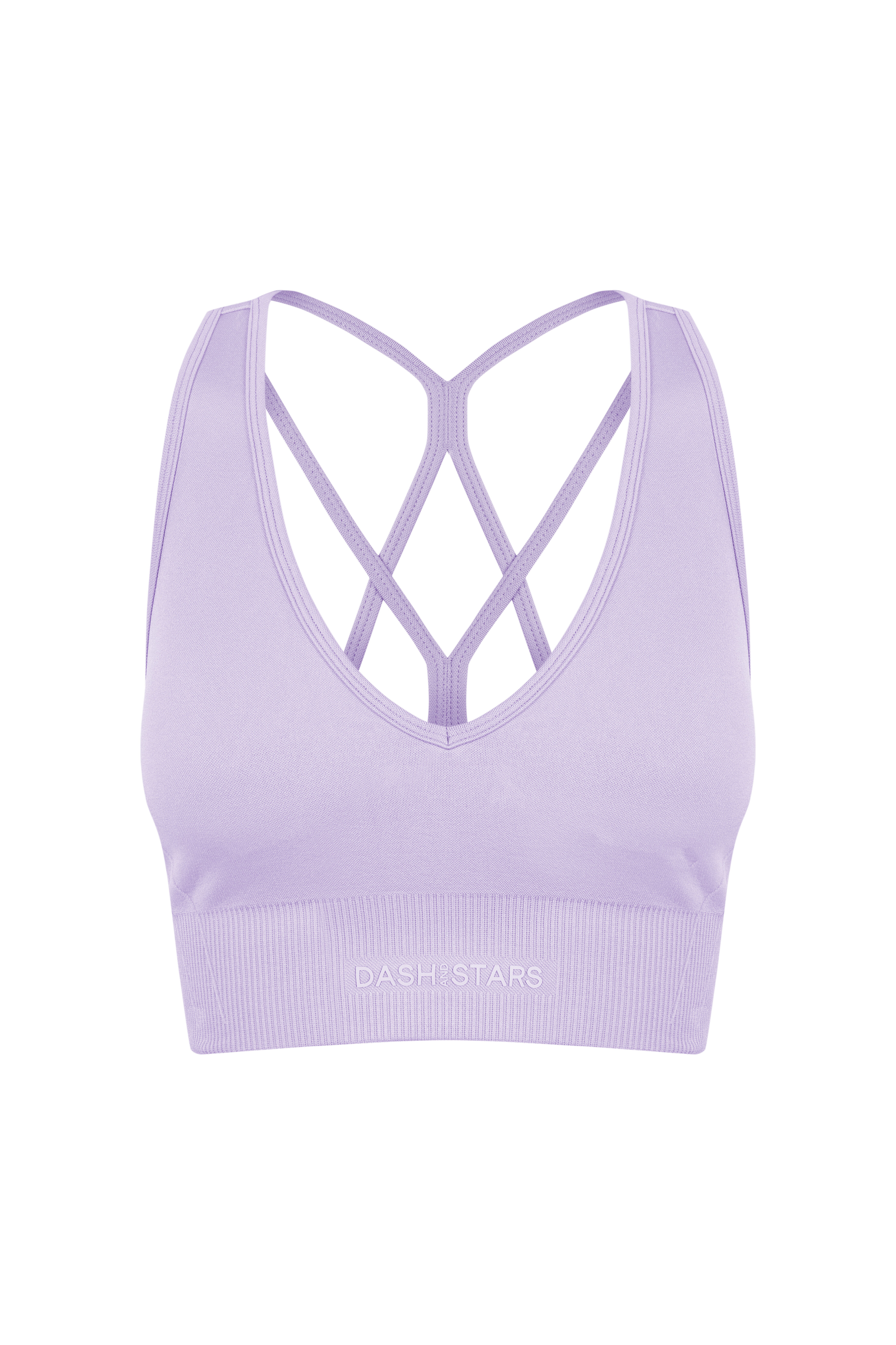 Dash and Stars Brasier deportivo SEAMLESS COMFORT lila morado/lila