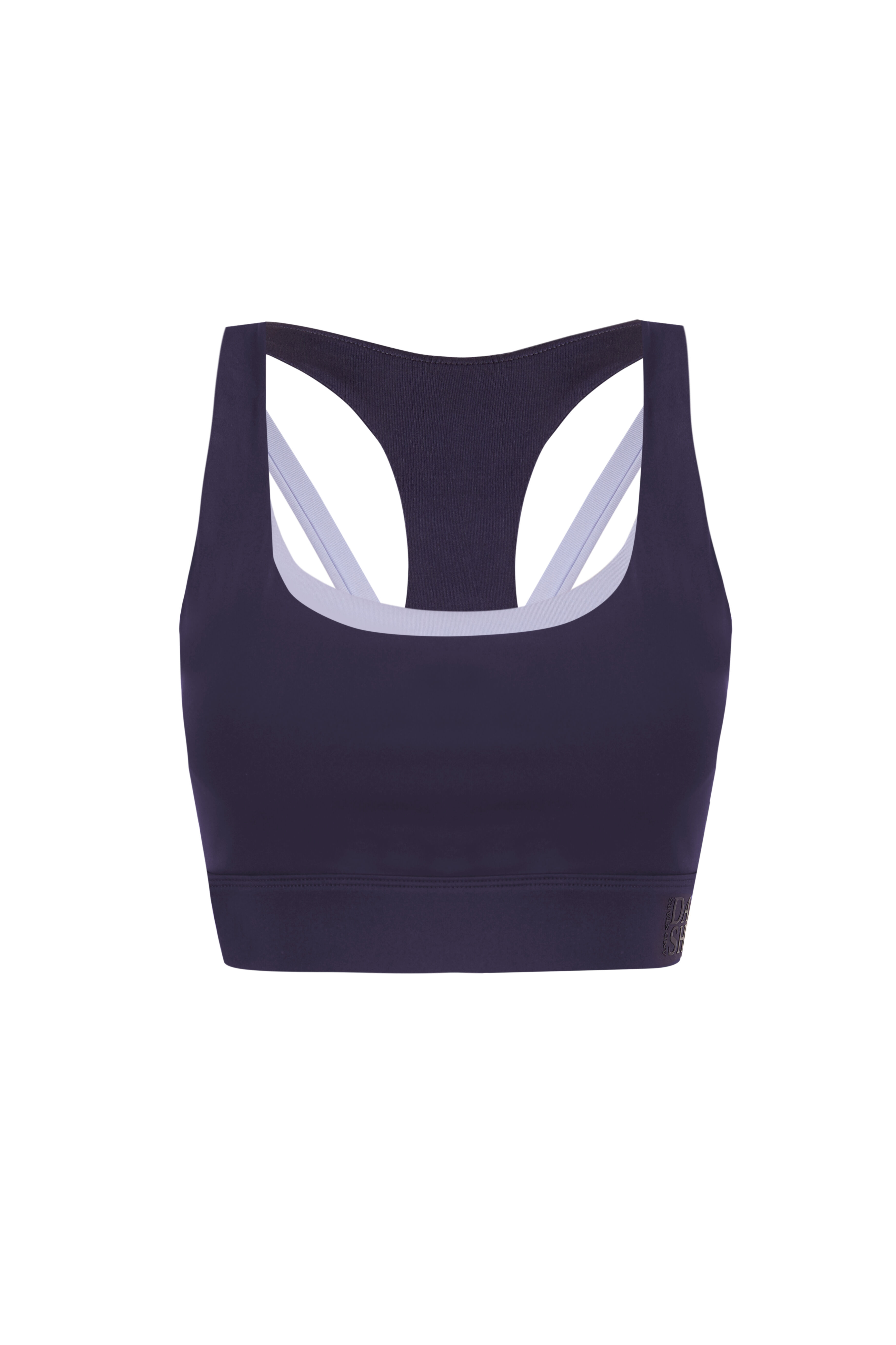 Dash and Stars Brasier deportivo 4D STRETCH gris azul