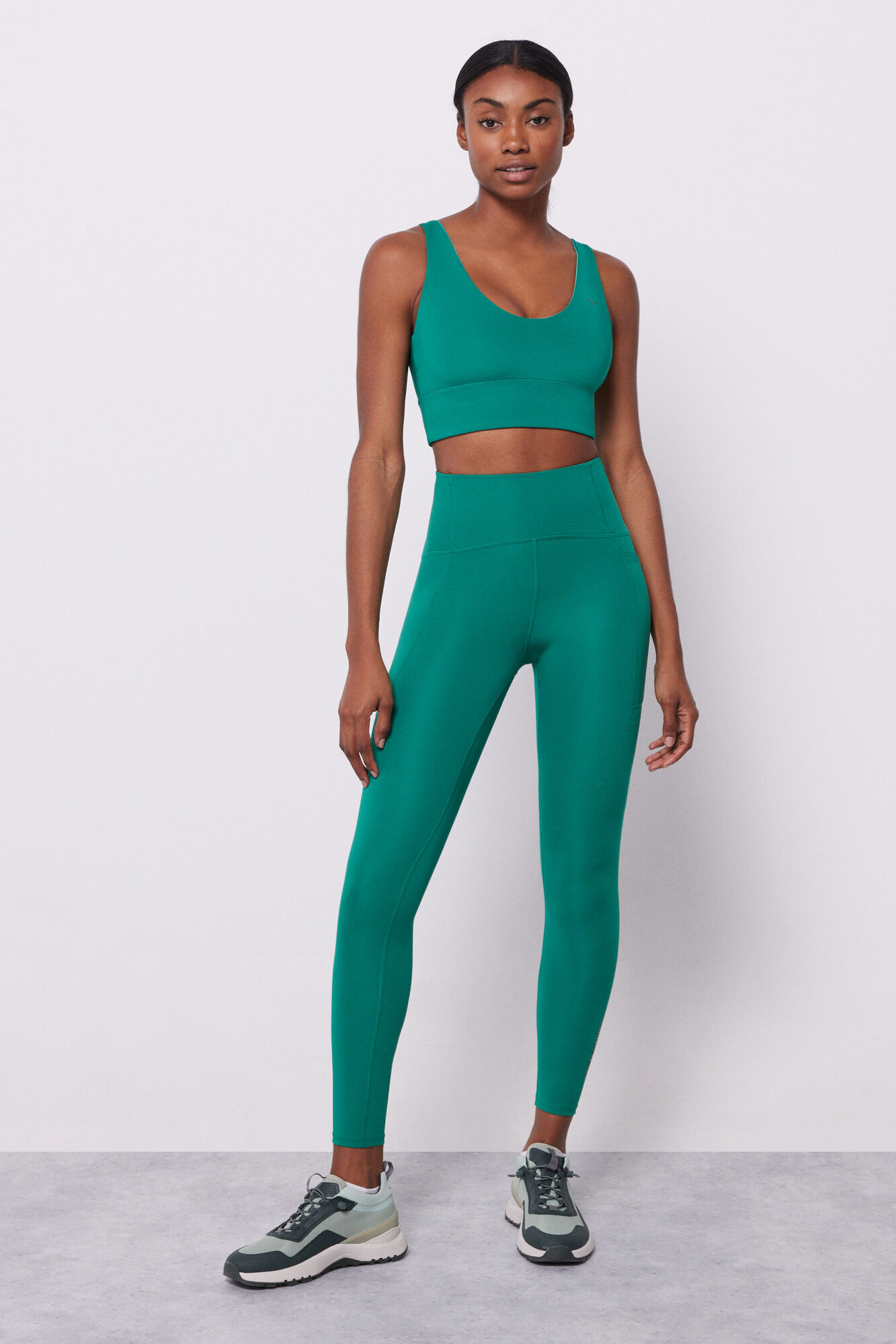 Dash and Stars Leggings verdes 4D Stretch verde