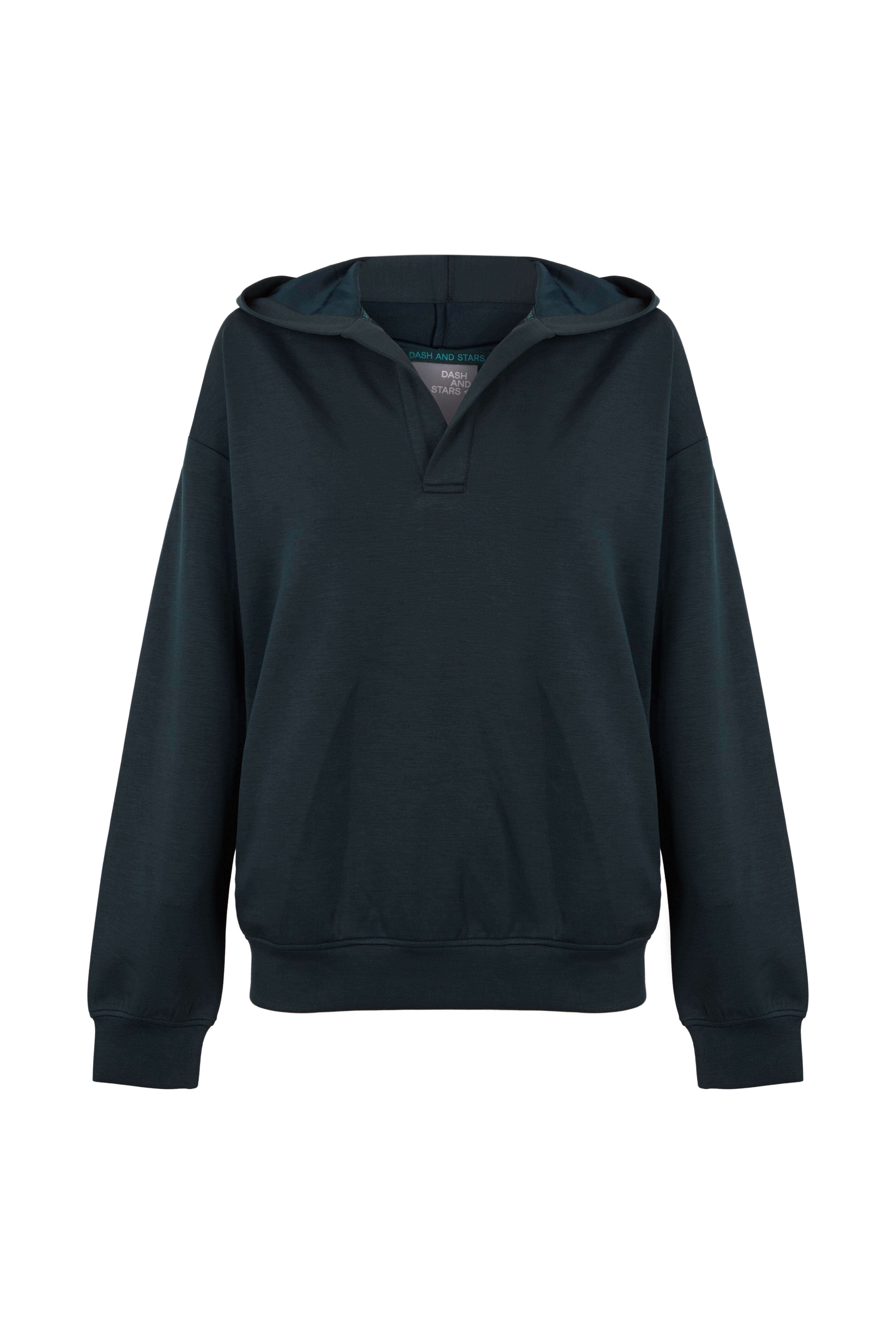 Dash and Stars Sudadera con capucha verde verde