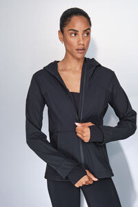 Dash and Stars Chamarra negra ajuste