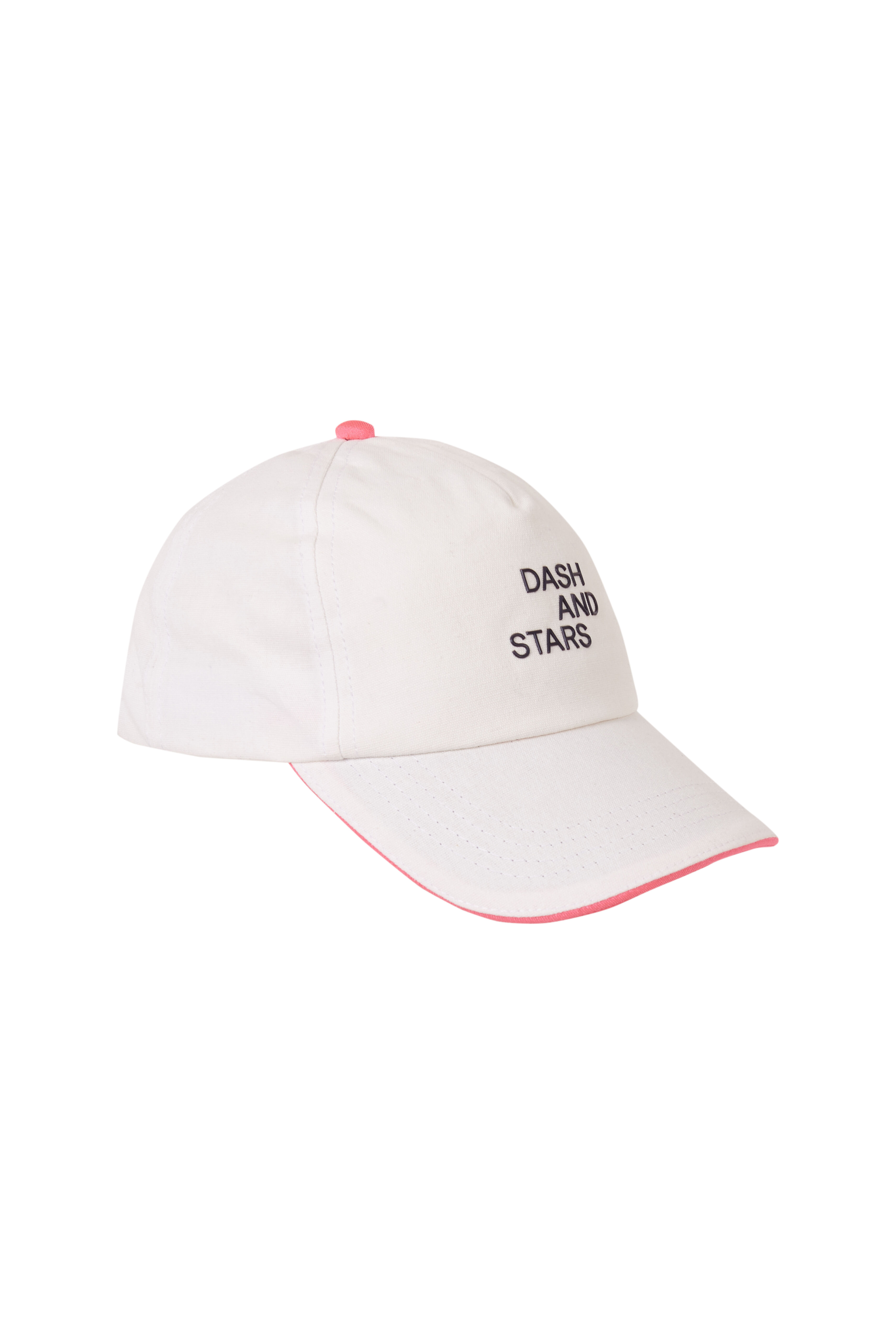 Dash and Stars Gorra t&eacute;cnica con logo blanca blanco