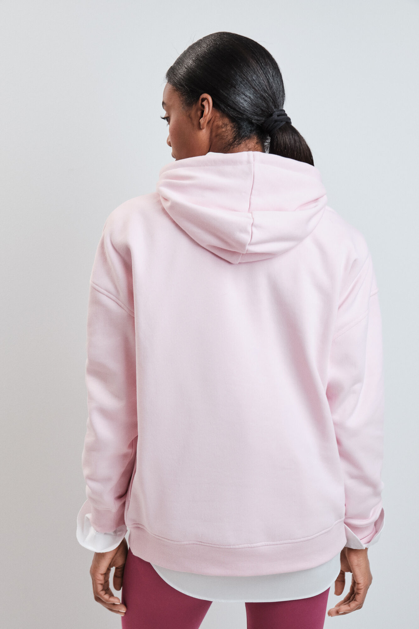 Dash and Stars Sudadera de algod&oacute;n afelpado rosa rosa