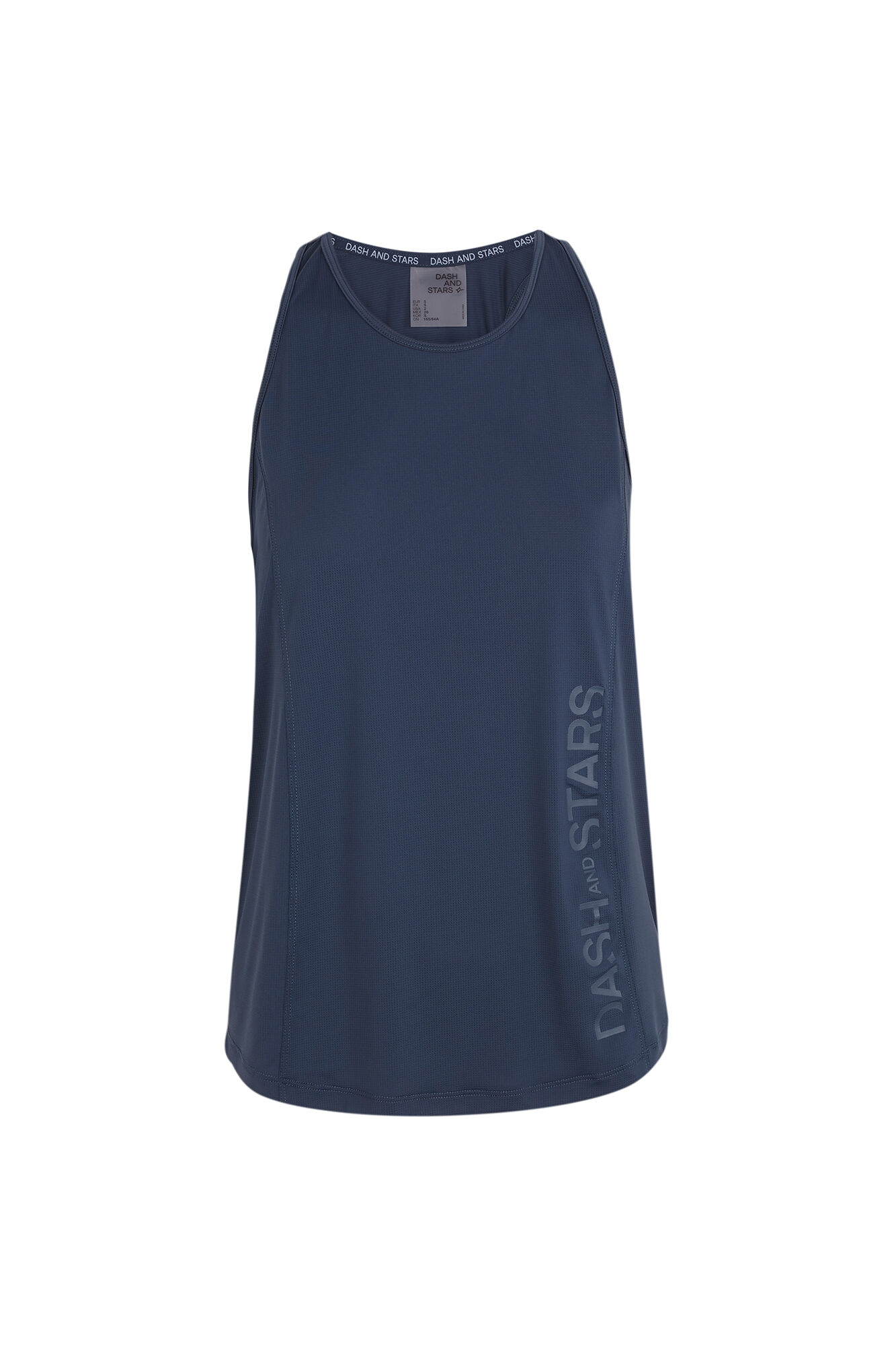 Dash and Stars Camiseta microfibra halter azul azul