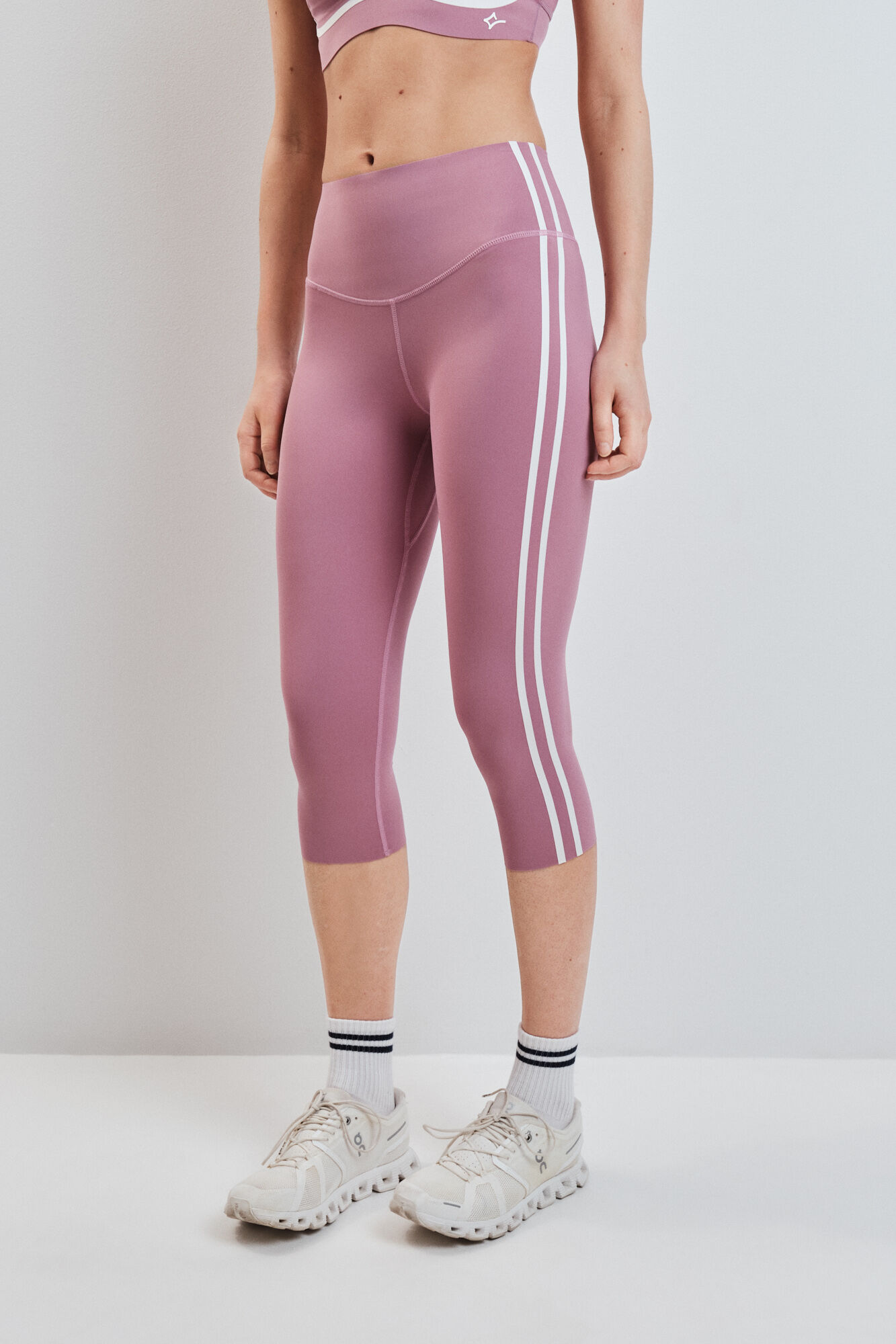 Dash and Stars Leggings COMPRESSIVE pirata rosa rosa