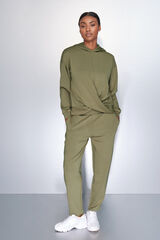 Dash and Stars Pantalón jogger caqui beige