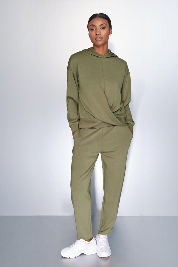 Dash and Stars Pantalón jogger caqui beige