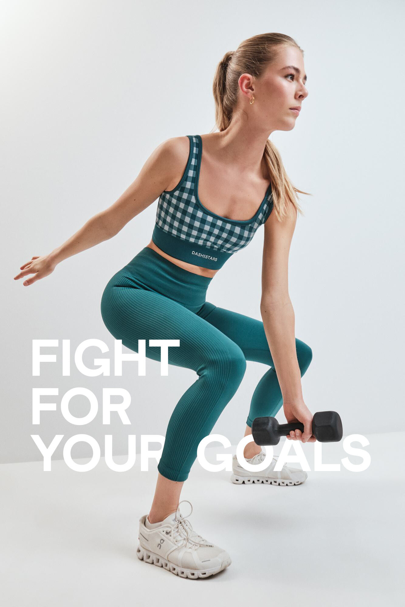 Dash and Stars Brasier deportivo SEAMLESS COMFORT vichy azul
