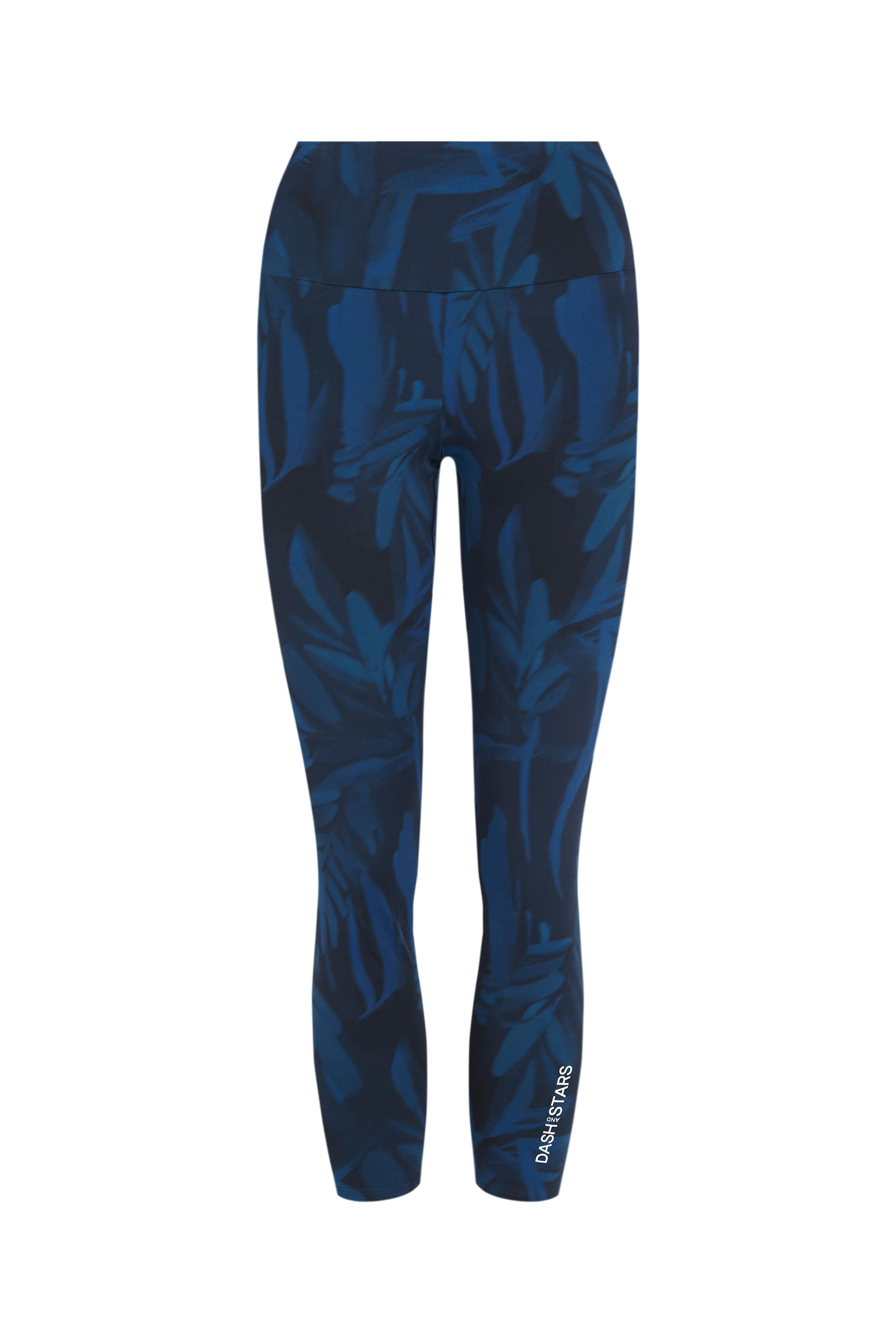 Dash and Stars Leggings capri estampados 4D STRETCH verdes verde