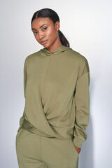 Dash and Stars Sudadera sudadera caqui beige