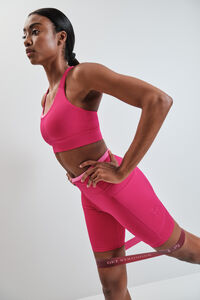 Dash and Stars Leggings ciclista 4D STRETCH rosa