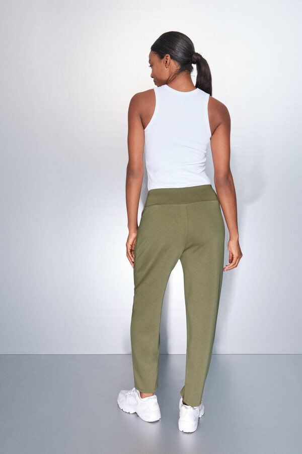 Dash and Stars Pantalón jogger caqui beige