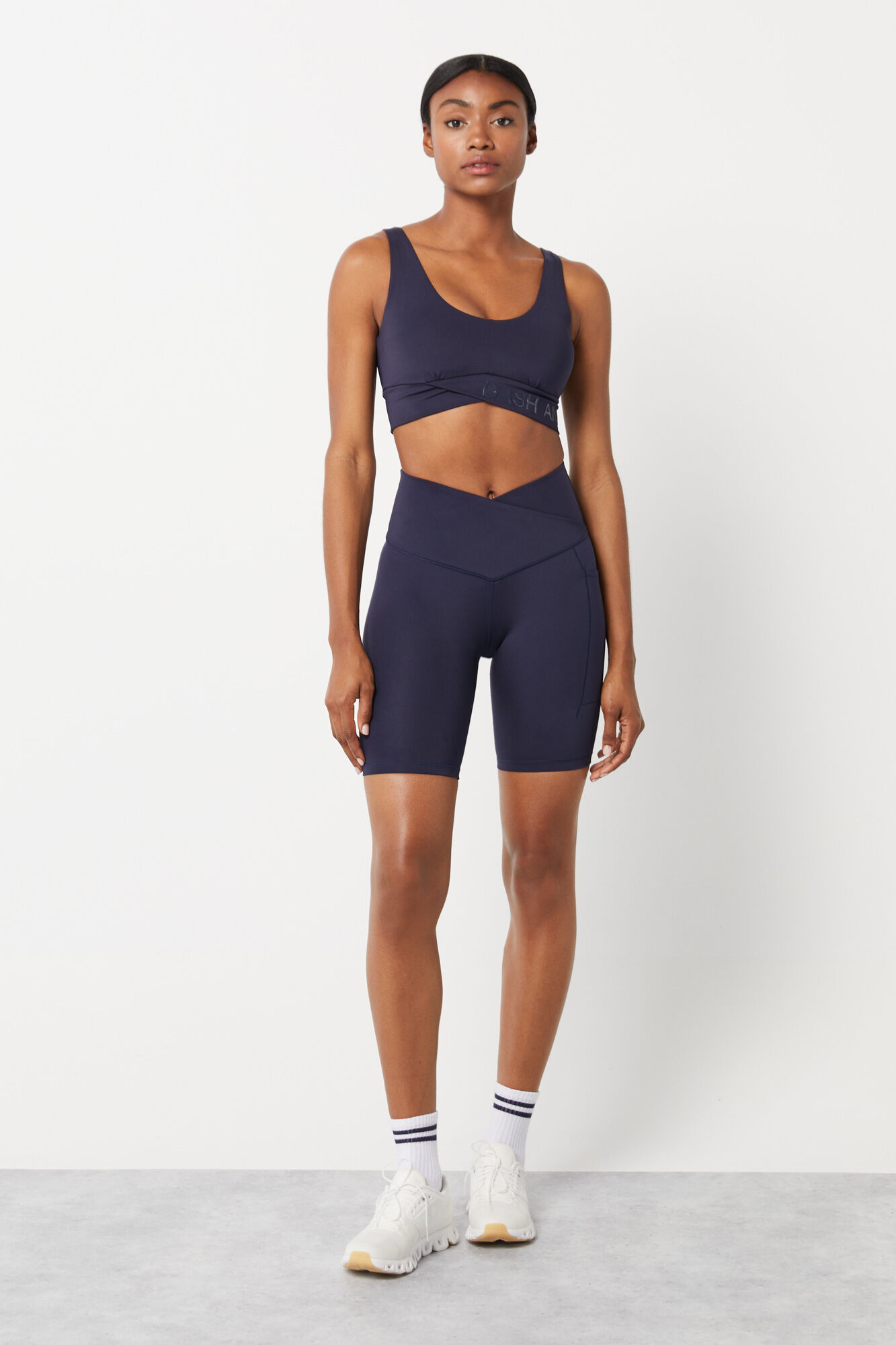 Mallas ciclista cintura cruzada 4D Stretch Pantalones deportivos de mujer Springfield MX