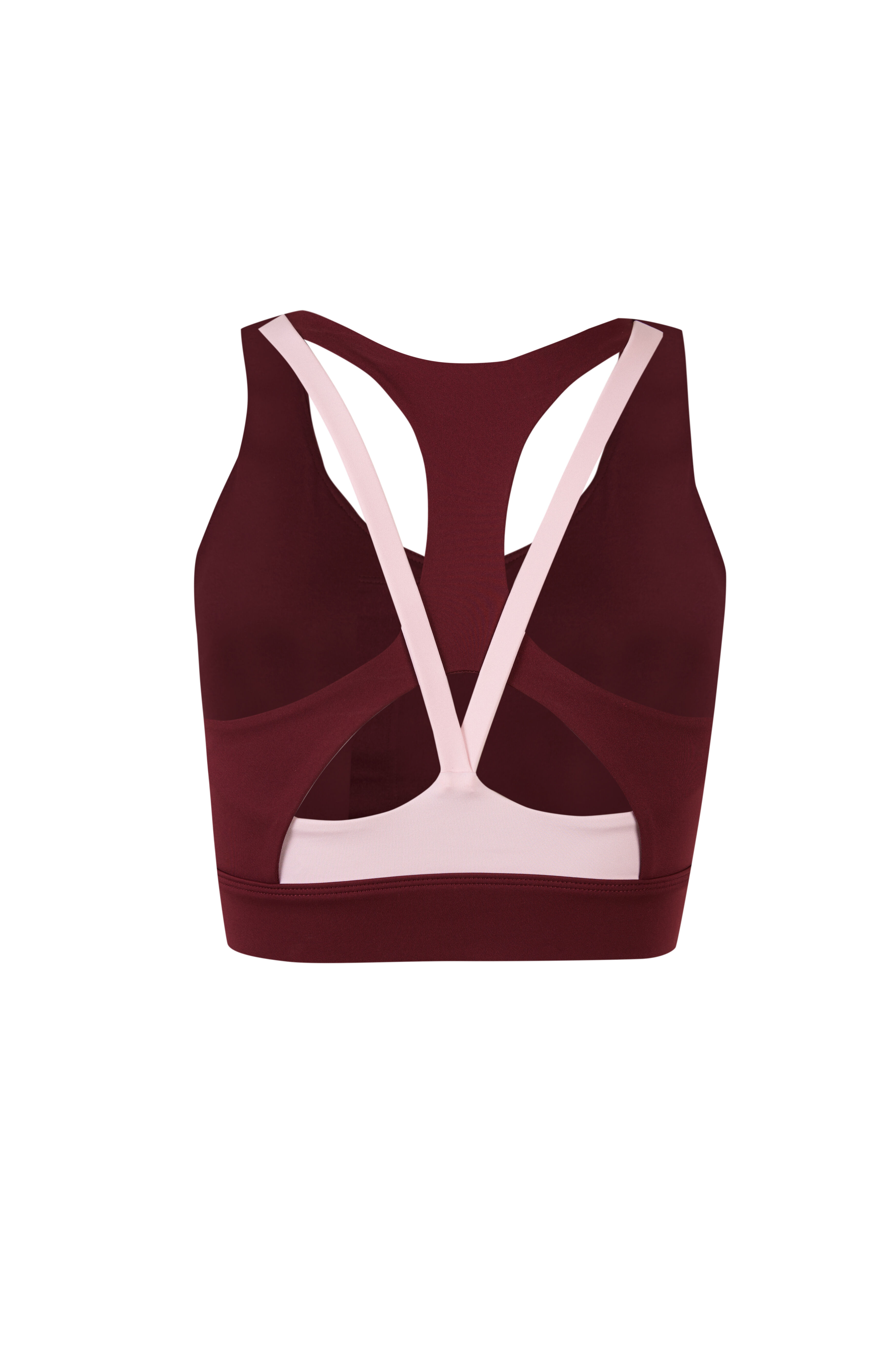 Dash and Stars Brasier deportivo 4D STRETCH vino p&uacute;rpura