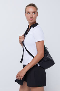 Dash and Stars Polo técnico blanco beige