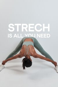 Dash and Stars Legging largo SEAMLESS COMFORT verde