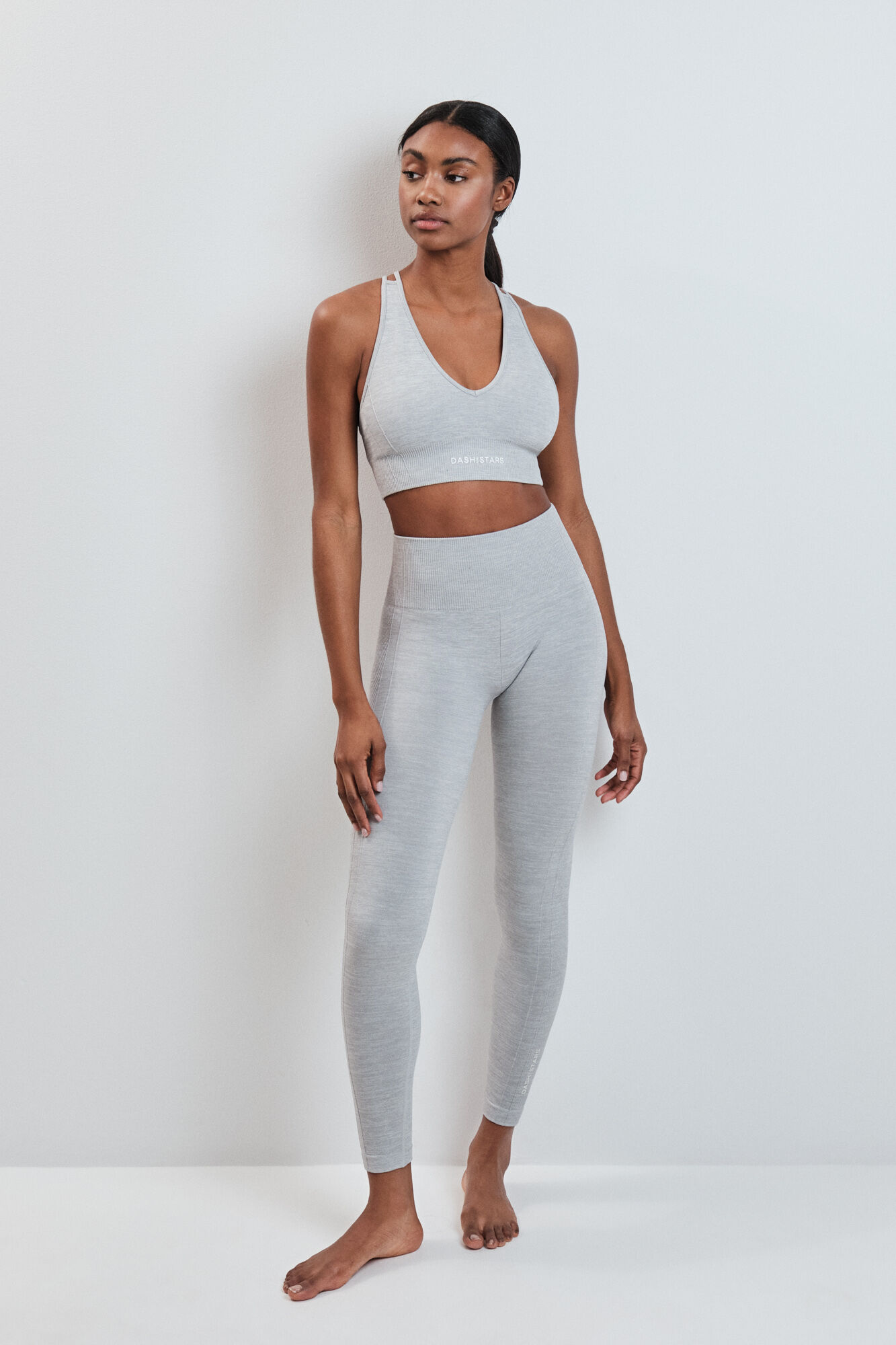 Dash and Stars Brasier deportivo SEAMLESS COMFORT gris gris