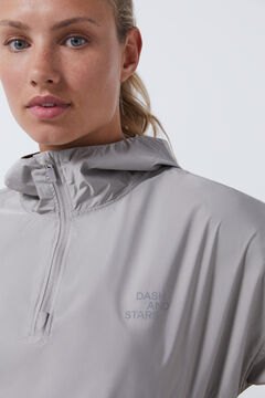 Dash and Stars Chamarra canguro wind resistant gris