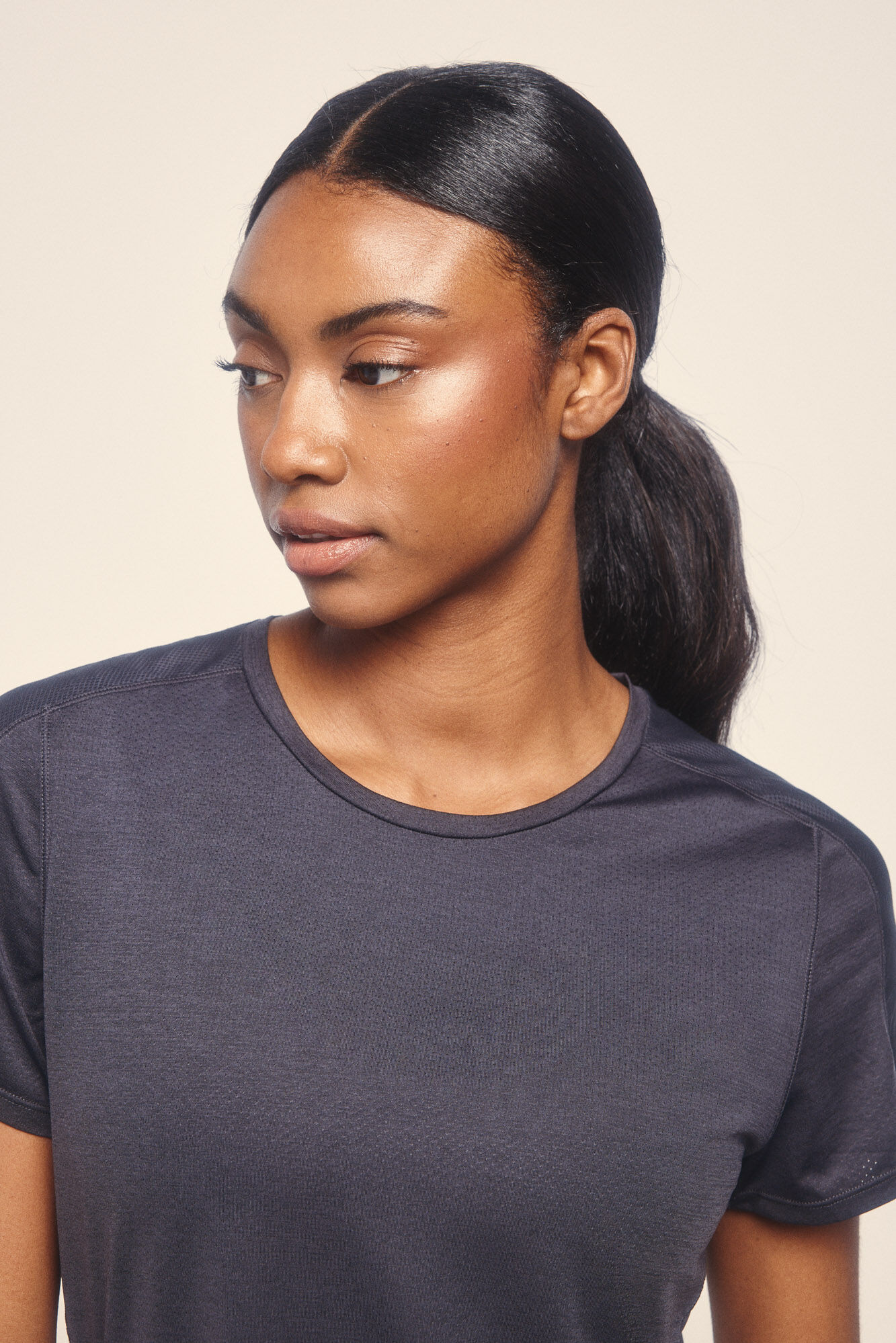 Dash and Stars Playera negra ultraligera  negro