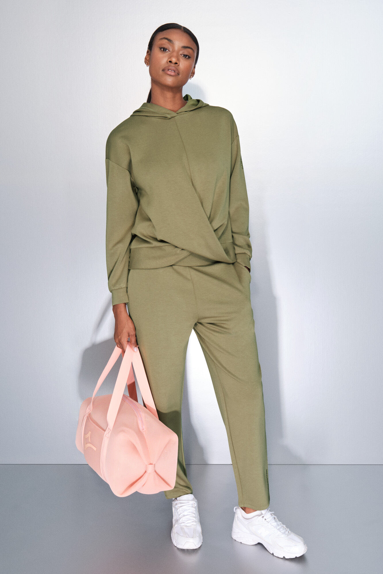 Dash and Stars Sudadera sudadera caqui beige