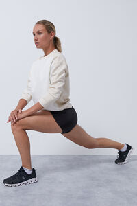 Dash and Stars Leggings cortos 'hot pant' negro 4D Stretch