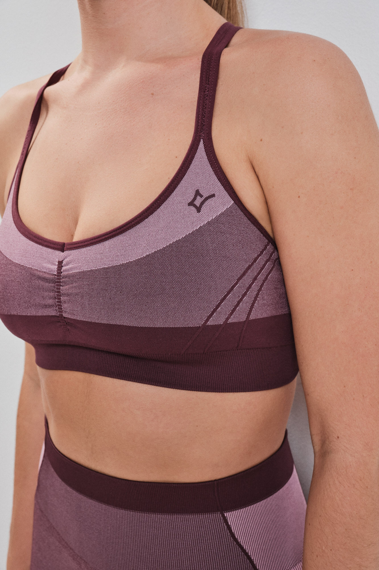 Dash and Stars Brasier deportivo SEAMLESS COMFORT rosa