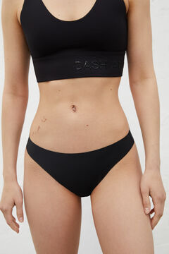 Dash and Stars Pack 2 tangas negras negro
