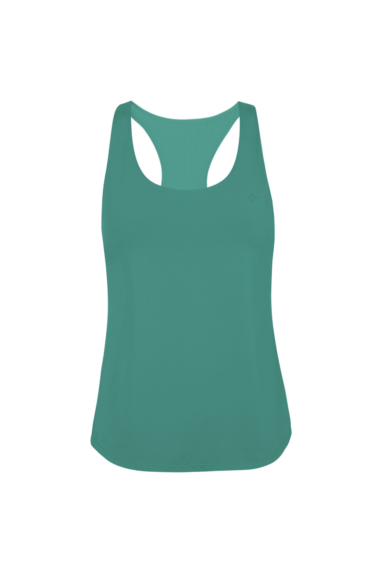 Dash and Stars Camiseta sin mangas entallada verde verde