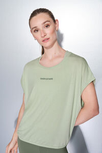 Dash and Stars Playera de tejido verde extra suave