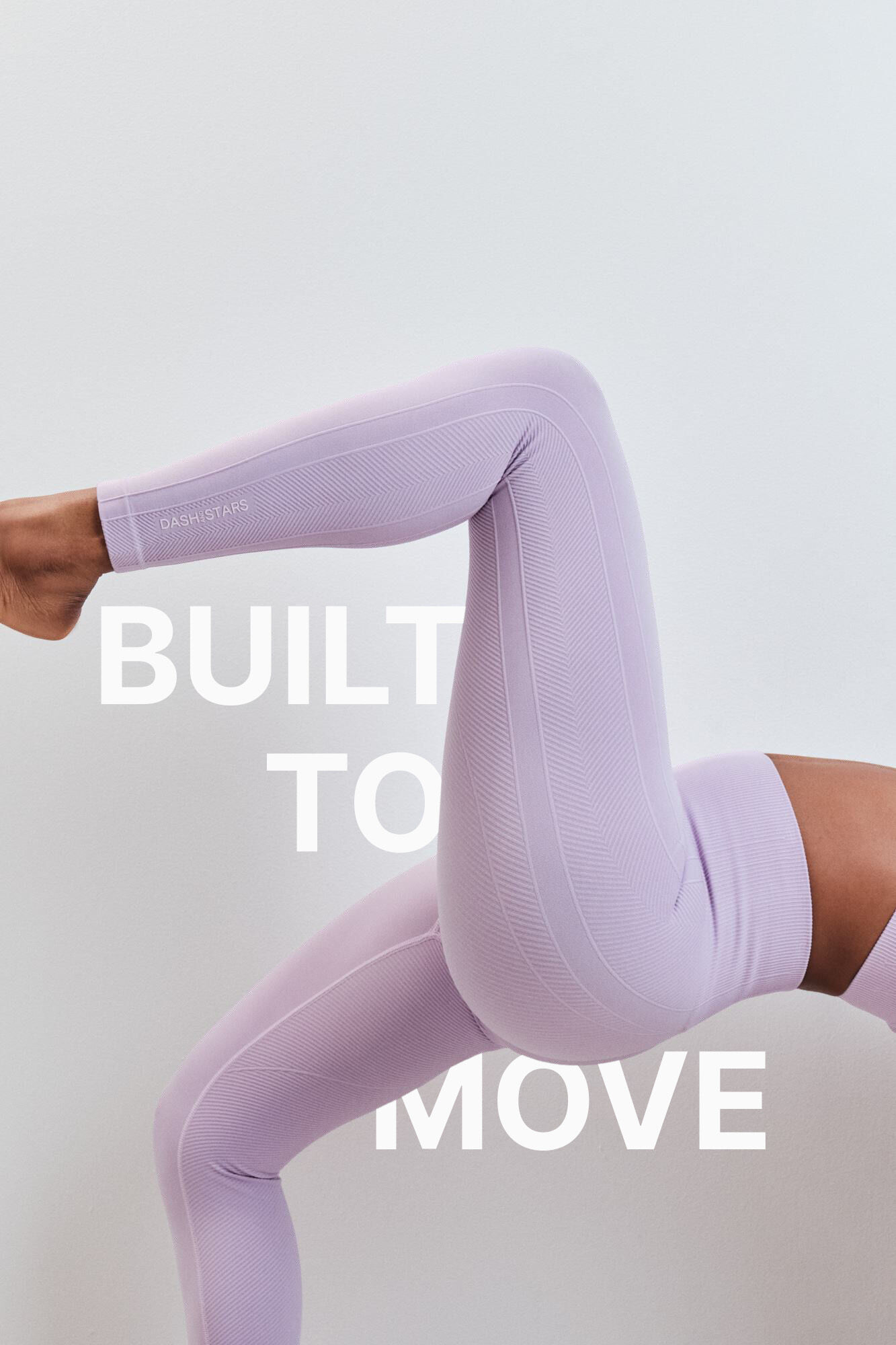 Dash and Stars Legging largo SEAMLESS COMFORT lila