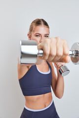 Dash and Stars Brasier deportivo 4D STRETCH gris azul