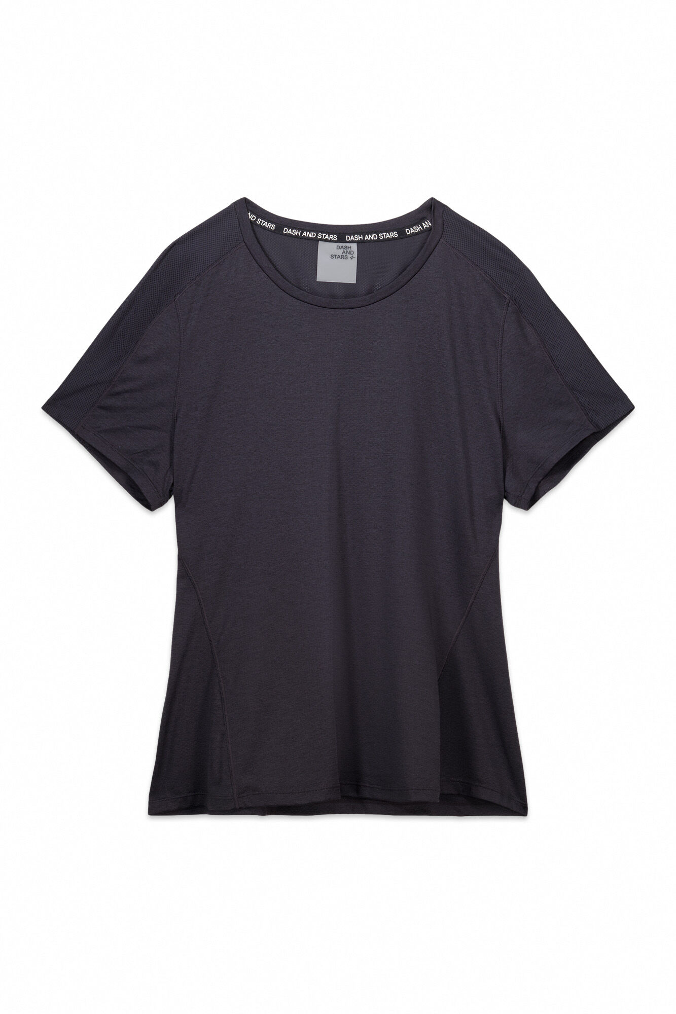 Dash and Stars Playera negra ultraligera  negro