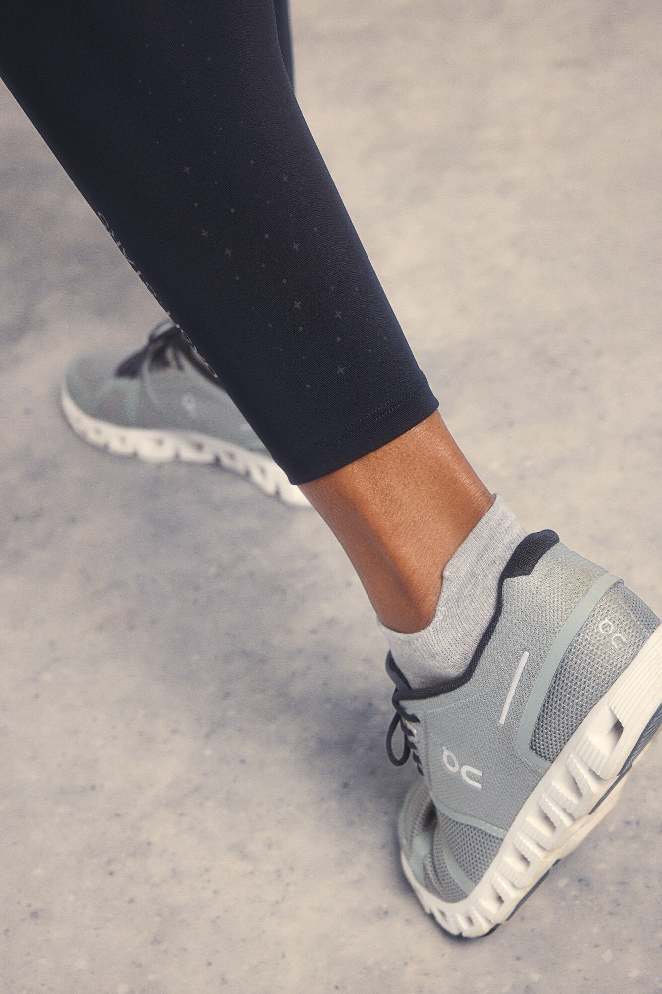 Dash and Stars Legging negro microfibra 4D Strecht negro