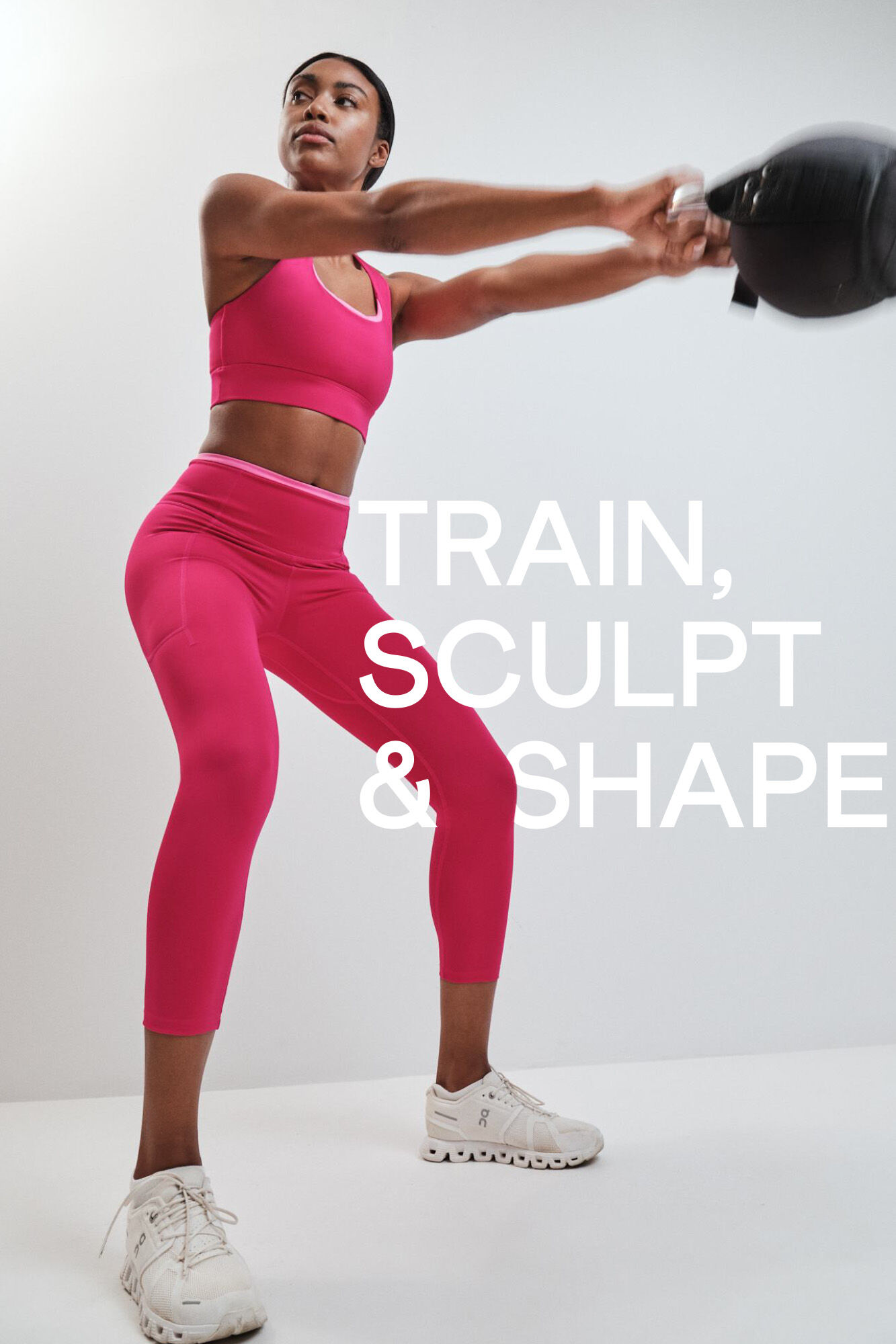 Dash and Stars Leggings cortos 4D STRETCH rosa