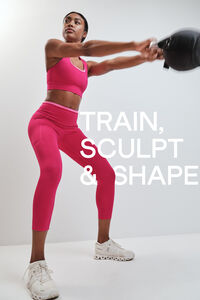 Dash and Stars Leggings cortos 4D STRETCH rosa