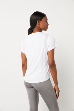 Dash and Stars Camiseta técnica blanca beige