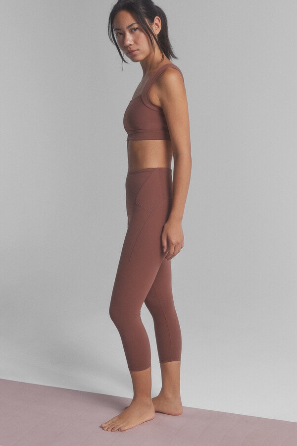 Dash and Stars Leggings SOFT MOVE crop café café
