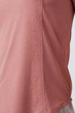 Dash and Stars Camiseta halter naranja rojo
